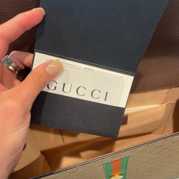 GUCCI Vintage GG Supreme Monogram Web Medium Rajah - Picture 4 of 7